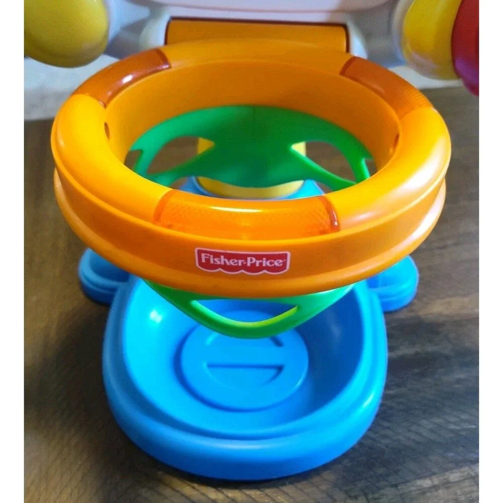 Fisher Price Laugh And Learn Basketball Adjustable Height Missing Balls ~ Tested